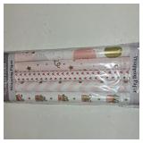 WRAP STORM Premium Pink Girly Gift Wrapping Paper Set of 5 Mini Rolls (17" x 120") - Cute & Girly Wrap for Women, Girls, and Wife, Perfect for Princess Party and Happy Birthday