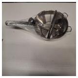 Food Mill Stainless Steel, Rotary Food Mill for Tomato Sauce, Mashed Potatoes, Applesauce, Jams and More, Potato Ricer (Silver)