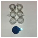 Cabilock 6-Pack Stainless Steel Round Cake Mousse Molds 2.87 Inch Mini Ring Baking Set for Home Bakers Small Desserts and Parties