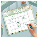 4 Pack! Wall Monthly Calendar 2026-2027,18-Month Wall Calendar From Jan.2026-Jun.2027, 15 x 11.5 Inches, Large Daily Blocks, US Holidays