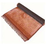 JE JOUE Luxury Islamic Prayer Mat with Tasbih Beads - Extra Thick Large Padded Sajadah for Men, Women & Kids, Soft Non-Slip Muslim Prayer Rug for Eid, Ramadan, Travel(31 "x 47",Blue) - BLUE