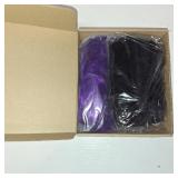 Halloween Witch Cosplay Party Costume Accessories Set Witch Hat Hair Wig Shoe Covers Nose Chin for Adult