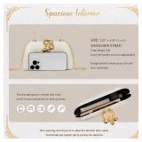 Emprier Clutch Purse for Women Glitter Evening Bags With Chain,for Party Prom Cocktail Wedding