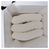 Practical Matter Kitchen Sponge, Organic Cotton Fiber All-Purpose Dish Sponges for Washing Dishes and Cleaning All Surfaces, Durable Non Scratch Scrub, 6 Count Value Pack