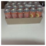 IZZE Sparkling Water Juice Beverage Blend, Mango, No Sugar Added, 8.4 FL OZ, 24 Cans