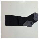 Pembrook Plus Size Compression Socks Wide Calf - Up to 6XL | Black Wide Calf Compression Socks Women Plus Size