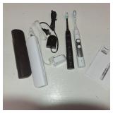 PHILIPS Battery Powered Sonicare Diamond Clean Rechargeable Toothbrush for Complete Oral Care 2-Pack Handles  Black