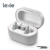 Lexie B2 OTC Hearing Aids Powered by Bose - Rechargeable Self-fitting OTC Hearing Aids for Adults and Seniors| High-Quality Audio (Light Gray)
