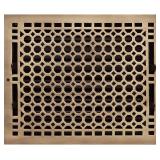 Naiture 8" x 12" Oversized Brass Wall Register Honeycomb Style Antique Brass Finish