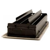 Naiture 8" x 12" Oversized Brass Wall Register Honeycomb Style Antique Brass Finish