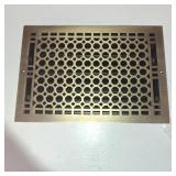 Naiture 8" x 12" Oversized Brass Wall Register Honeycomb Style Antique Brass Finish