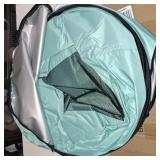 TOBTOS UPF 50+ Pop Up Beach Tent, Beach Umbrella, Automatic Sun Shelter 2-3 People UV Protection Portable Sunshade, Easy Set Up Baby Canopy Cabana, Lightweight with Carry Bag (Mint Green)