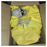 Halloween Animatronics Decorations Outdoor for Holding Candy and Gifts, 37 Inch Life Size with Balloon, Sound-Activated Sensor, Scary Decor for Home Party Indoor Outside Garden Lawn Grave Yard