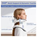 Neck Stretcher Cervical Traction, Adjustable Cervical Neck Traction Device, Neck Braces for Neck Pain and Support with 3 Power Traction for Home Use, Neck Decompression - Retail: $63
