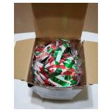 50 Feet Red Green White Christmas Tinsel Garland Metallic Twist Shiny Hanging Garland for Christmas Tree Decorations Xmas Holiday Garland for Home Indoor Outdoor Party Supplies Decor - Red Green White