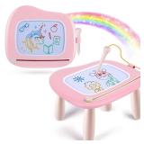 Magnetic Drawing Board for Kids, Toddler Toys for 1-2 Year Old Girl, Portable Doodle Board Pad Learning and Educational Toys for Ages 1 2 3 Year Old Baby Girl Birthday Gift - Retail: $25