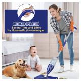 Microfiber Spray Mop for Floors Cleaning: Wet Dry Hardwood Floor Mops with 3 Washable Reusable Pads for Swiffer Powermop - Flat Mop with Sprayer for Tile Wood Laminate Vinyl Marble - Retail: $17