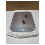 Shatterproof Shower Mirror Fogless for Shaving(2 Pack, Larger 10.7x8 inch) 43% Than Original, Unbreakable Deluxe Plexiglass Makeup Mirror, Largest Bathroom Wall Hanging, Portable Handheld Camping, Sil