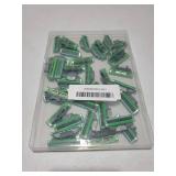 Blades Replacement Parts for GL-Mach 3 Style Razors (Green), Wet Razors Men