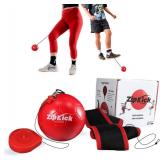 Kickit ZipKick Soccer Training & Juggling for Kids and Adults - Hands-Free Retractable Ball for On-The-Go Practice, Outdoors, Indoors or Backyard, Beach or Tailgate, All Ages Fun & Travel Friendly - R