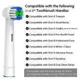 Replacement Toothbrush Heads Compatible with Oral-B Braun, 20 Pcs Professional Electric Toothbrush Brush Heads for Oral B Replacement Head Refill Pro 500/1000/1500/3000/3757/5000/7000/7500/8000 - Reta