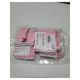 4 Pieces/ 2 Pair Kids Ankle Support Brace Elastic Kids Compression Socks Knitted Ankle Sleeve for Jogging Running Fitness (Pink,5-10 Years) - Retail: $10