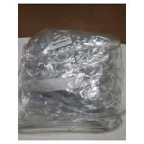 Stuffed Animal Storage Bean Bag Chair Sofa Cover Zipper Large Transparent PVC Stuffed Animal Organizer Bean Bag Seat Only for Organizing Rooms Plush Toys When Filled(38 Inch, Sofa Style) - Retail: $33