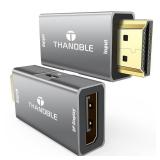 HDMI to DisplayPort Adapter 4K 60Hz, HDMI Souce to Display Port Monitor Converter, HD Male Compatible with Laptops, Graphics Cards, PS5, AMD,NVIDIA-1 Pack - Retail: $19