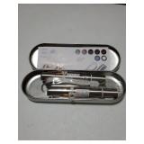 Cat Toys, with Metal Case, 2 Pieces, Rechargeable, 7 Adjustable Patterns, Interactive Kitten Pet Dog Chase Toy for Cats Fun Playing Exercise - Retail: $13