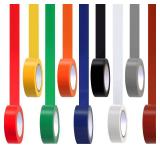 9 Pack Coloured Electrical Tape, Electrical Tape Colours Water, Sun, and Oil Resistant, Suitable for Most Domestic, Commercial, and Industrial environments. - Retail: $7