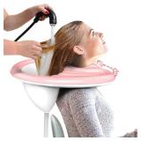 Portable Inflatable Shampoo Basin for Bedridden, Handicapped, Seniors - With Air Pump, Hair Washing Tray for Home, Hospitals, Salons - Retail: $17