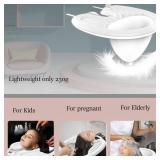 Portable Inflatable Shampoo Basin for Bedridden, Handicapped, Seniors - With Air Pump, Hair Washing Tray for Home, Hospitals, Salons - Retail: $17