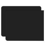 2 Pack Silicone Crafting Mats, 15.7 x 11.8" Silicone Mat for Crafts, Large Heat Resistant Sheet for Jewelry Casting, Epoxy Resin, Painting, Counter Table Protector, Placemat, Nonstick, Black - Retail: