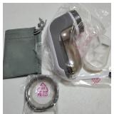 Fabric Shaver and Lint Remover, Sweater Defuzzer with 2-Speeds, 2 Replaceable Stainless Steel Blades, Battery Operated, Remove Clothes Fuzz, Lint Balls, Pills, Bobbles Gray - Retail: $9
