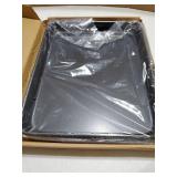 11 Inch Baking Sheets Pan Nonstick Set of 2, Walooza 1-inch Deep Baking Trays, 11X9 Inch Cookie Sheet Replacement Toaster Oven Tray, Non Toxic & Heavy Duty & Easy Clean