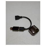 Wireless CarPlay Adapter & Android Auto Dongle, Fast Auto-Connect, Compact Plug & Play Wireless CarPlay Converter for iPhone & Android, USB/USB-C, No Delay, Seamless Reconnection (Black) - Retail: $30