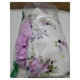 Bassinet Sheets for Girls 4 Pack(33 x 20"), Compatible with AirClub, Mika Micky, Baby Delight, Dream On Me, Koola Baby, AMKE and Other Rectangle Bassinet Mattress, Floral - Retail: $27"