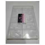 Almond Nail Tips 216pcs Medium Almond Press on Nails Pre-shape Gel Fake Nails for Full Cover Acrylic French False Nails For Nail Extension, DIY Salon 12 Sizes Gelly Tips - Retail: $8