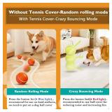 PetDroid Interactive Dog Toys Dog Ball, [Newly Upgraded] Durable Motion Activated Automatic Rolling Ball Toys for/Small/Medium/Large Dogs, USB Rechargeable(Orange) - Retail: $25