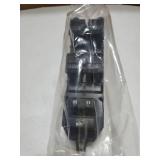 Window Switch Assembly with 3 Single Switches & LED Backlight, Compatible with Toyota Tundra/Sequoia 2007-2021 Models (Driver Side + Passenger/Rear Doors) (Four-door one-button switch, White) - Retail