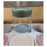 6-pack 10oz Glass jars with Airtight Lids, Overnight Oats Containers with Lids, Wide mouth Mason Salad jars, Glass Food Storage Containers for Snacks Yogurt Spice Sugar - Retail: $19