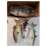 16 Pcs Fake Fish Artificial Fish Toy 6 Types Lifelike Stuffed Pretend Realistic Sea Fishes Models for Photography Props Party Favor Display Kitchen Decor - Retail: $50