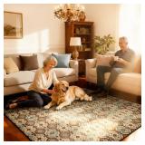 Washable Pee Pads for Dogs, Puppy Pads with Super Absorbent, Specifically Designed for Rollick/Homeplus 24inch 8 Panels Dog Playpen, 63 Square, Tribal Beige, 1 Pack - Retail: $35"