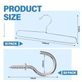 24 Pack Cabinet Door Painting Hangers with 60 Zinc-Plated Cup Hooks, Door Painting Stand & Drying Rack Brackets for Cabinet Doors - Retail: $34