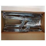 24 Pack Cabinet Door Painting Hangers with 60 Zinc-Plated Cup Hooks, Door Painting Stand & Drying Rack Brackets for Cabinet Doors - Retail: $34