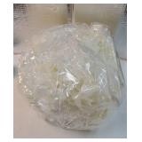 48 PCS Artificial Wisteria Hanging Flowers 6.56 Ft/pcs Fake Wisteria Vine Kit Hanging Flower for House Outdoor Garden Ceremony Outside Wedding Arch Floral Decor (White) - Retail: $71