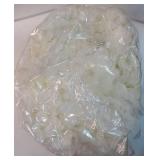 48 PCS Artificial Wisteria Hanging Flowers 6.56 Ft/pcs Fake Wisteria Vine Kit Hanging Flower for House Outdoor Garden Ceremony Outside Wedding Arch Floral Decor (White) - Retail: $71