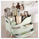 Makeup Organizer with Drawers, Skincare Organizer for Vanity, Storage Box with Handle, Large Cosmetic Display case for Dresser, Bathroom Countertop - Retail: $33