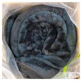 GentleSoft Sherpa Fleece Twin Size Blanket for Couch, Non-Heated, Thick and Warm Throw for Women and Men, Soft Fuzzy Plush Twin Blanket for Winter, Black, 60x80 Inches - Retail: $28