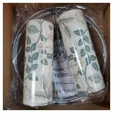 GOSO 2pcs Medium Lampshade Polyester Fiber Printing Plants Drum Lamp Shade For Table Lamp, Floor Lamps, Pendant Light, Wall Hanging, Spider Fitter 13 Top x 13" Bottom x 10 "High, Assembly Required - R